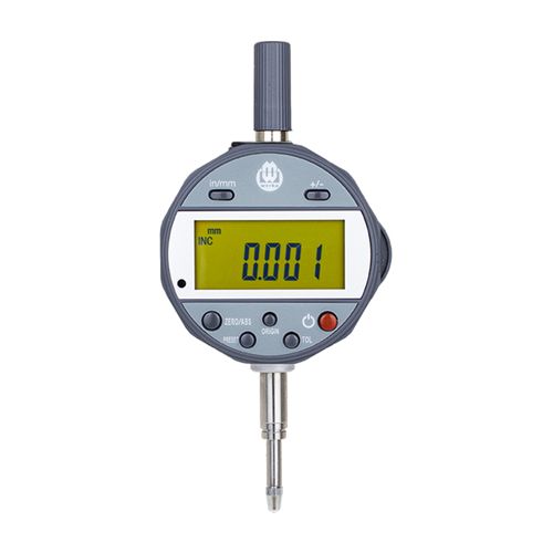 Relógio comparador digital 0-12.7mm/0-0.5'' res. 0.001mm/0.00005'' ajuste de tolerância, ABS, preset, interface USB Werka 221-8142