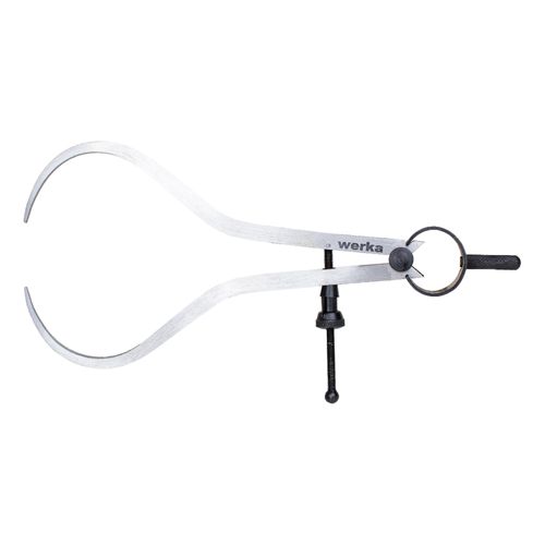 Compasso externo 150mm em aço forjado com ajuste rápido Werka 257-1976