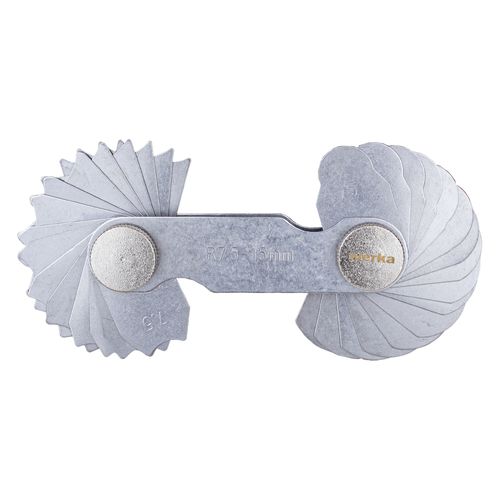 Pente de raio 7.5-15mm 16 Lâminas côncavas e convexas com trava metálica Werka 260-2591