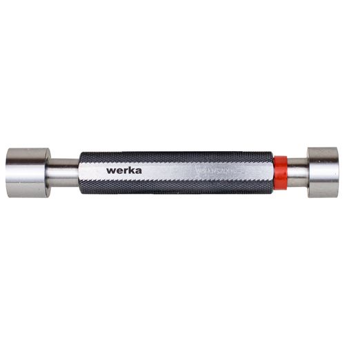 Calibrador tampão liso Ø21mm H7 DIN2245 passa/não passa aço especial retificado e lapidado Werka 261-2836