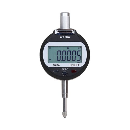 Relógio comparador digital 0-12.7mm Res. 0.0005mm ABS alta precisão com saída de dados visor grande Werka 4207-512