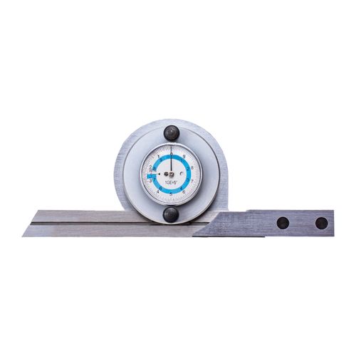 Goniómetro Universal 0-360° Régua 150mm Precisão ±5 com Ajuste Fino Aço Inoxidável NOVOTEST PR-206