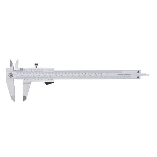 Paquímetro analógico 0-300mm/0-12'' Resolução 0.05mm/1/128'' Precisão 0.05mm Werka 210-0030