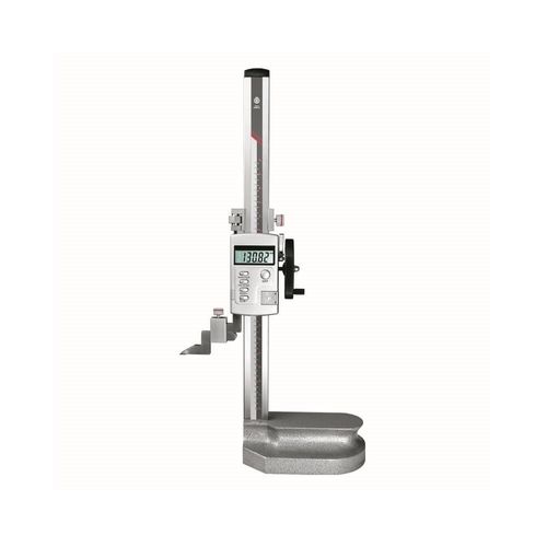 Traçador de altura digital com manivela 0-300mm/12'' resolução 0.01mm/0.0005'' precisão 0.04mm com ajuste fino construção robusta Werka 216-8692