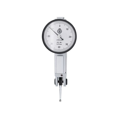 Relógio comparador antimagnético 0-0.8mm resolução 0.01mm haste de 16.5mm Werka 220-7046