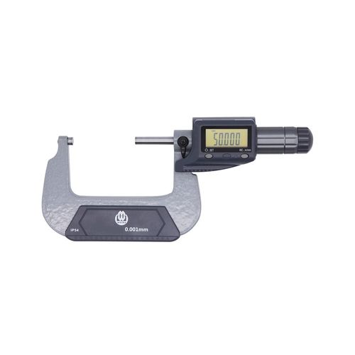 Micrômetro externo digital 125~150mm resolução 0.001mm mm/pol DIN863 IP54 Werka 217-5851