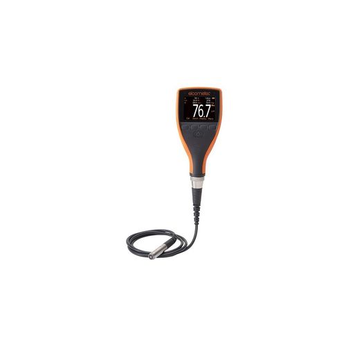 Medidor de espessura de revestimento base ferrosa modelo T sensor separado transferência de dados via Bluetooth e USB Elcometer A456CTFS