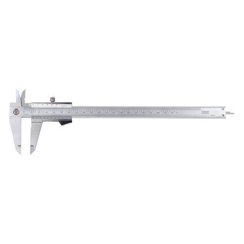 Paquímetro analógico 0-200mm/0-8'' Resolução 0.02mm/0.001'' Precisão 0.03mm Werka 210-0054