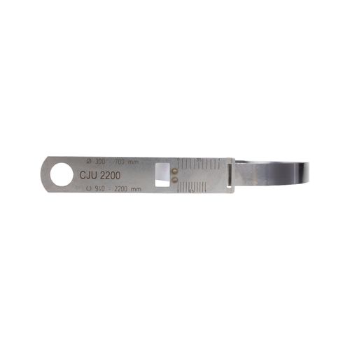 Fita PI Tape circômetro para medição de diâmetro 300-700mmx0,1mm e perímetro 940-2200mmx0,1mm fab. alemã DIN866 Werka 6604-300