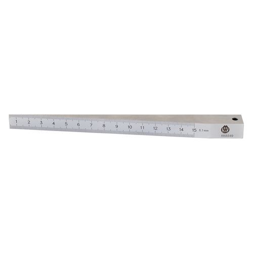 Cunha graduada de medição rápida de folga, ranhura e diâmetro de furos 1-15mm Res. 0.1mm Werka 2601-15A