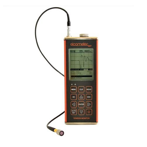 Medidor de tensão de parafuso ultrassônico com registro de dados e compensação de temperatura Elcometer BG80TDL