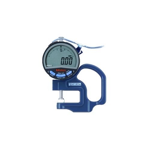 Medidor de Espessura Digital 0-10 X 0,01 mm 1,5 N ou Menor Prof./Arco 30 mm Mitutoyo 547-301A