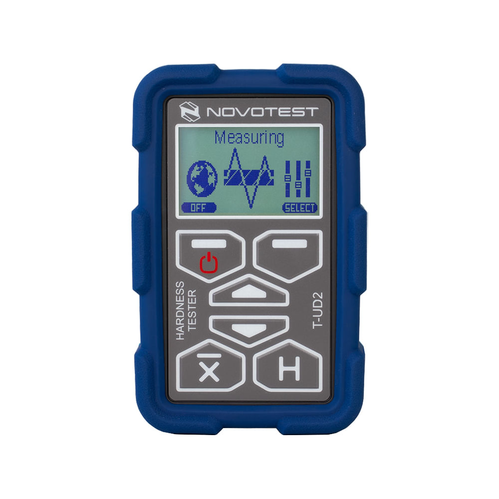 Durômetro digital portátil Leeb sonda tipo R HRC, HB, HV, HL - ASTM A956 ASTM E140 NOVOTEST T-D2-R