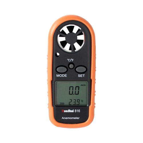 Mini Anemômetro digital 0~90km/h -10~45°C Victor-Ruoshui 816