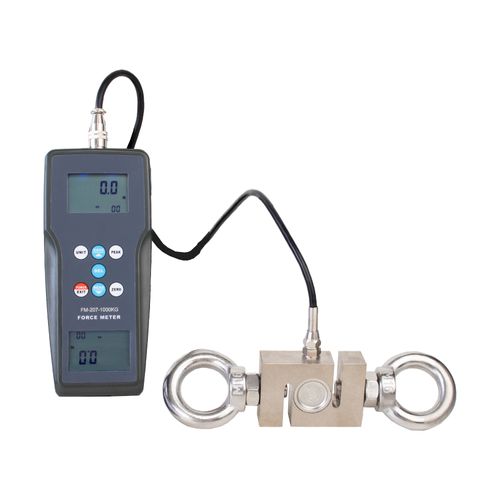 Dinamômetro Digital Tração e Compressão Faixa ± 200Kgf res. 0,01Kgf ± 1960N res 0,1N ± 440Lbf res 0,1Lbf Novotest.br FM-207-200K