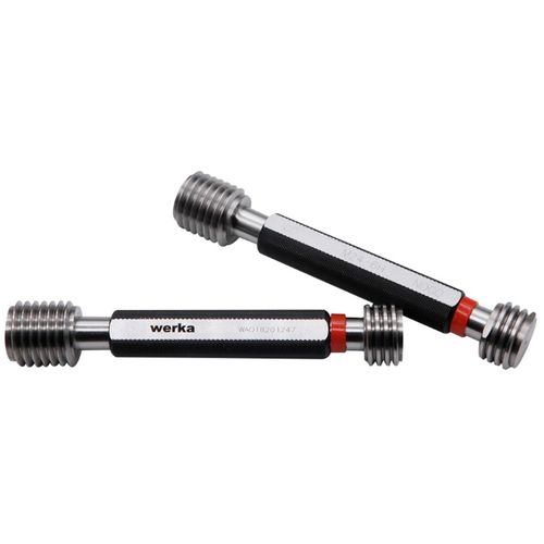 Calibrador de rosca tipo tampão M60x2 passa/não passa métrica grossa norma DIN13 6H Werka 5109-60-16