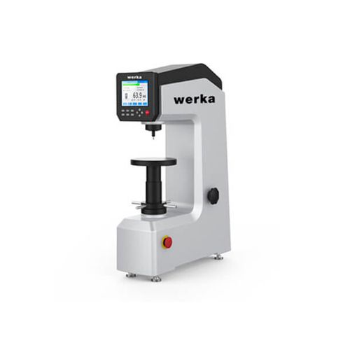 Durômetro digital semiautomático Rockwell 10-150kgf GB/T230.2 EN-ISO6508 ASTM E-18 resolução 0,1HR com armazenamento de dados Werka 447-9385