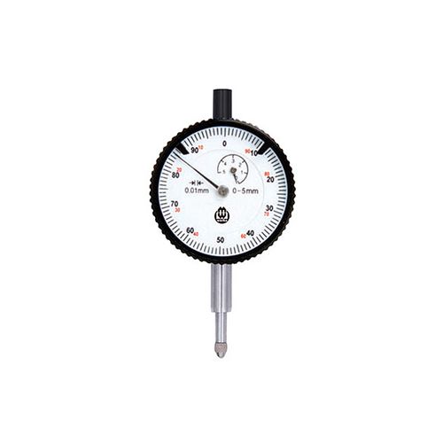 Relógio comparador 0-5mm resolução 0,01mm com marcadores de tolerância DIN878 Werka 220-9231