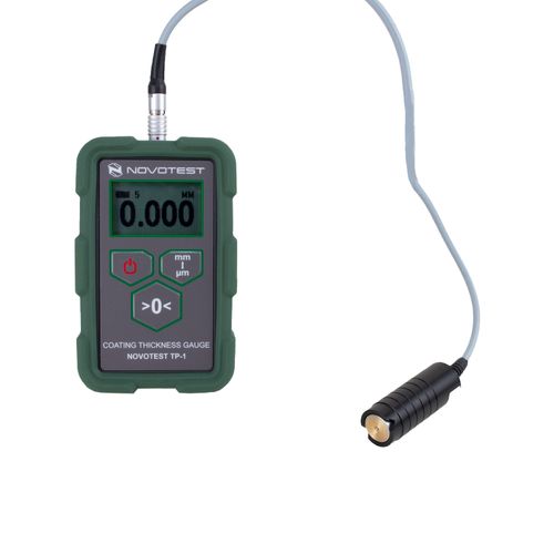 Medidor de Espessura de camada digital portátil base ferrosa 0-5000µm NOVOTEST TP-1M-F5