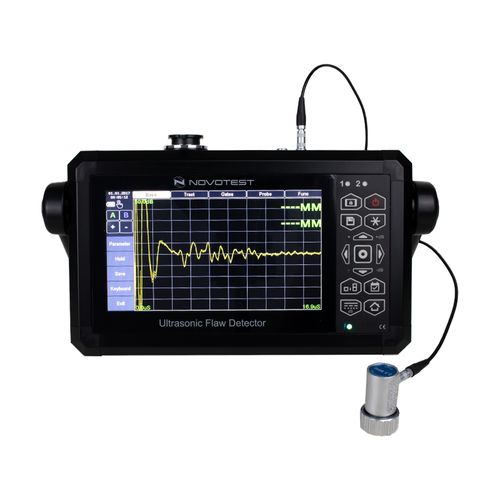 Detector de falhas ultrassônico com memória frequência ajuste contínuo 0,2-10 Mhz profundidade 6000 mm Novotest.br UD3701