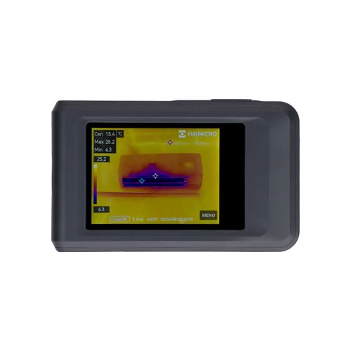 Câmera Térmica -20°C a 400°C Zoom digital 1~4x Wi-Fi  Bluetooth 256x192 25Hz HIKMICRO POCKET2
