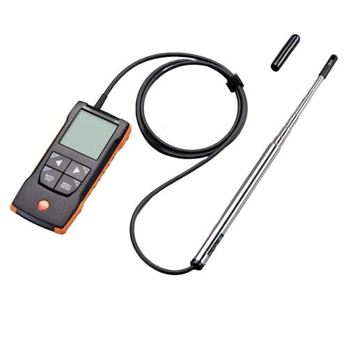 Anemômetro Térmico Linha Compacta 0 a 20m/s -20 a +70°C Testo 425