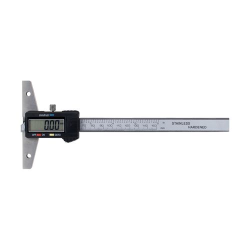 Paquímetro de profundidade digital S/ Gancho 150mm/6” Resolução 0,01 mm/0,0005” Novotest.br DG-110