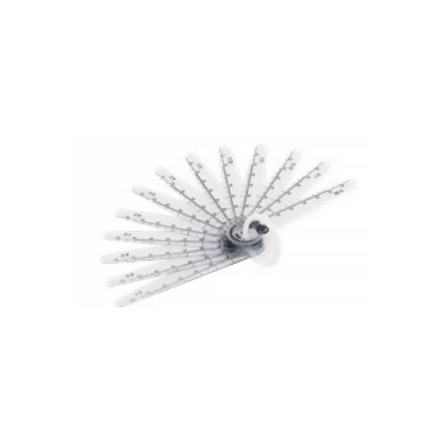Calibrador de folga em PVC 13 lâminas 0.05-1.00mm Werka 5131-013P