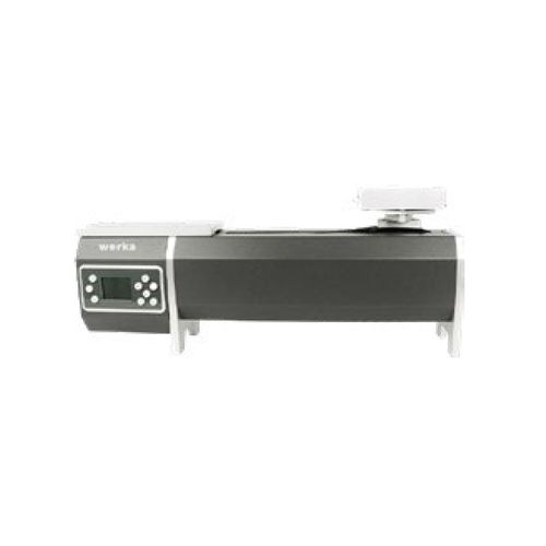 Suporte motorizado horizontal para dinamômetros digitais display LCD curso de 220mm capacidade 650N Werka WP-9204-HT05