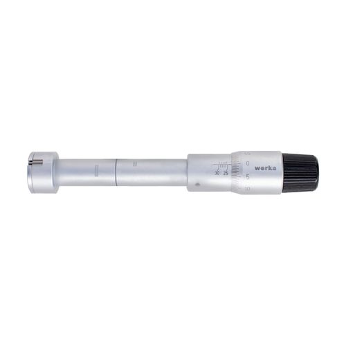 Micrômetro interno de 3 pontas 25-30mm profundidade da medição 90mm haste 150mm pontas 0.5mm Werka 217-6407