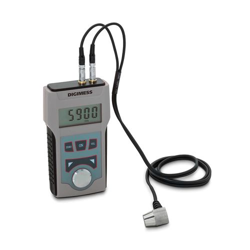 Medidor de espessura por ultrassom 1,2 a 225mm resolução 0,1mm sonda 5MHz Digimess 400.150-NEW