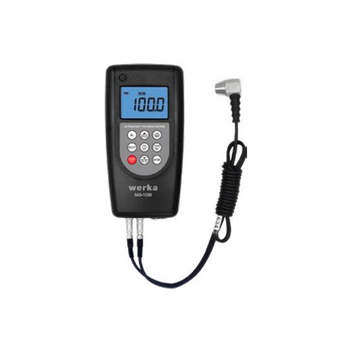 Medidor de espessura ultrassônico Pulse-Echo 0.65-600mm Echo-Echo 3-60mm resolução 0,01mm armazenamento e saída de dados Werka 543-1060