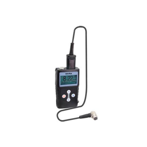 Medidor de espessura ultrassônico modo TE 0,65-400mm 5MHz calibração zero automática 1000-9999m/s Werka 543-2040