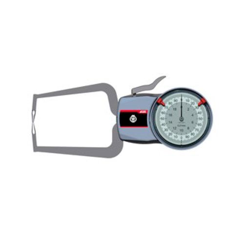 Medidor de ranhura externa analógico 0-20mm resolução 0.01mm precisão ±0.03mm IP65 Tolerância Werka 4310-020