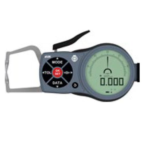 Medidor de ranhura externa digital 0-10mm resolução 0.005mm precisão ±0.015mm IP67 Tolerância Werka 4308-010