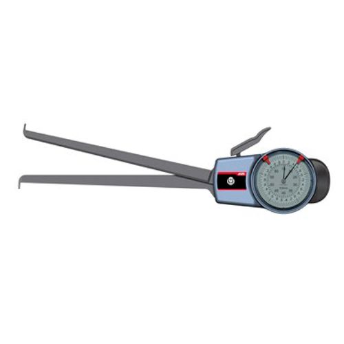 Medidor de ranhura interna analógico 15-65mm resolução 0.05mm precisão ±0.05mm IP65 Tolerância Werka 4309-065
