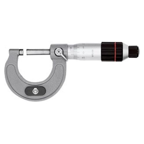 Micrômetro externo 125-150mm Res. 0.01mm dedal de fricção com catraca DIN 863 Werka 3119-150