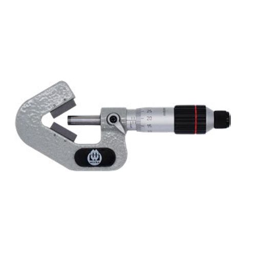 Micrômetro externo 5-25mm bigorna em V resolução 0.01mm Werka 3129-525