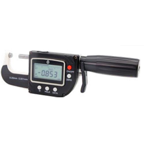 Micrômetro externo de pressão 0-25mm resolução 0.001mm de alta precisão Bluetooth com codificador linear óptico Werka 3221-025BT