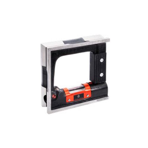 Nível quadrangular de precisão 300x300mm precisão 0.02mm com ranhura em V Base prismática magnética ferro fundido Werka 6135-300M