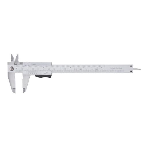 Paquímetro analógico 0-150mm/0-6'' resolução 0.02mm/0.001'' precisão 0.03mm Werka 210-0139