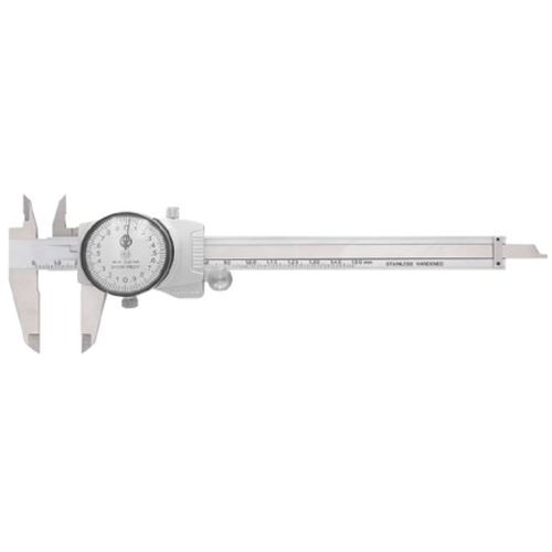 Paquímetro com relógio 0-300mm resolução 0.01mm precisão 0.06mm DIN862 a prova de choque com ajuste fino Werka 2305-3001