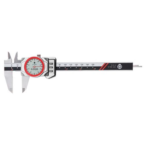 Paquímetro com relógio digital 0-300mm resolução 0.01mm precisão 0.03mm DIN862 IP67 Bluetooth Werka 2262-300W