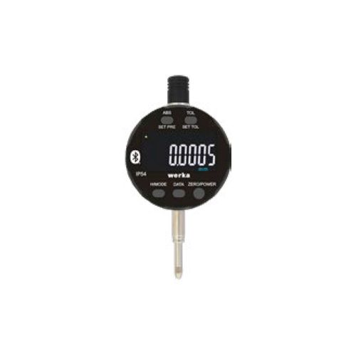 Relógio comparador digital 0-25.4mm resolução 0.0005mm Bluetooth saída de dados USB-C com codificador linear óptico de alta precisão Werka 4213-525BT