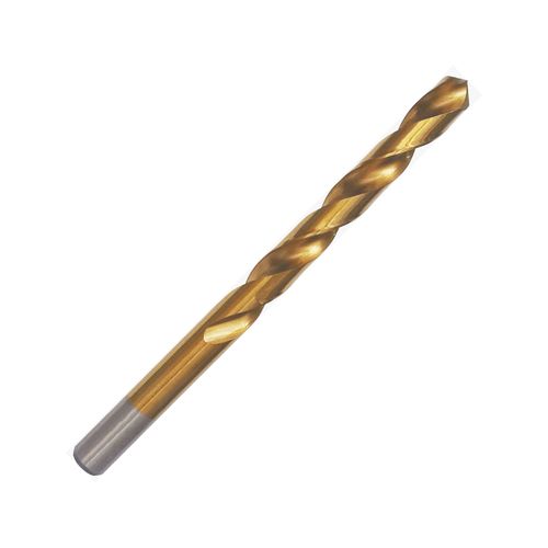 Broca haste paralela autocentrante revestida em Titanio HSS DIN 338 Ø3,80mmx75mm HT 39980