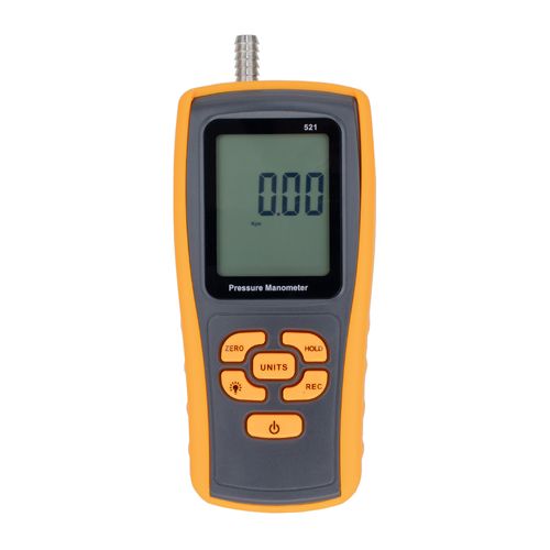 Manômetro de Pressão C/ Faixa de Medição 35kPa Resolução 0,01kPa NOVOTEST.BR GM521
