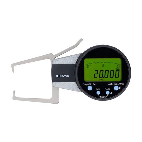 Medidor digital de diâmetro externo 10-20mm Precisão 0,02mm Visor giratório Novotest.br CG-31102
