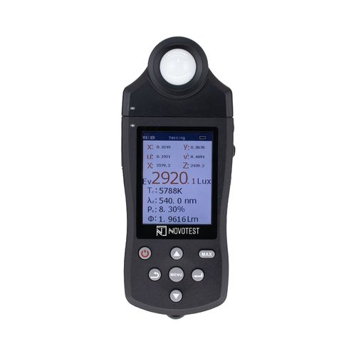 Colorímetro Chroma Meter Portátil Para Medição de Temperatura em LEDs Brancos NOVOTEST.BR CLM-200H
