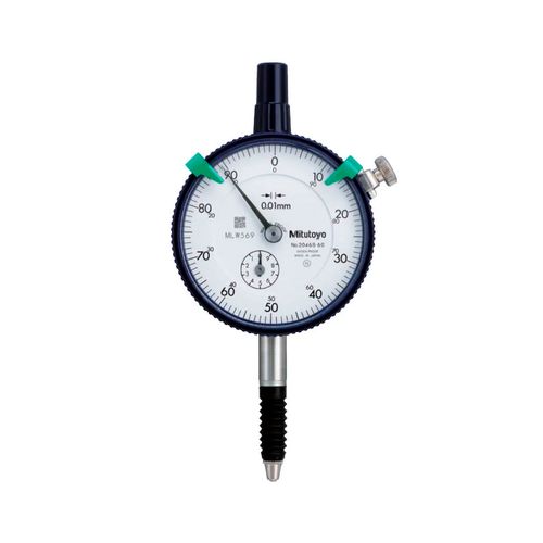 Relógio comparador a prova d’água Indicador 10 mm 0-100 Dial-Lug Back resolução 0,01 mm Mitutoyo 2046S-60