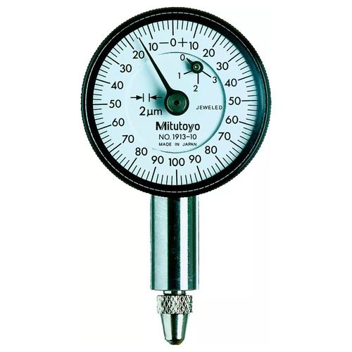 Relógio comparador 0,5mm resolução 0,002mm Tipo ISO Mitutoyo 1913A-10
